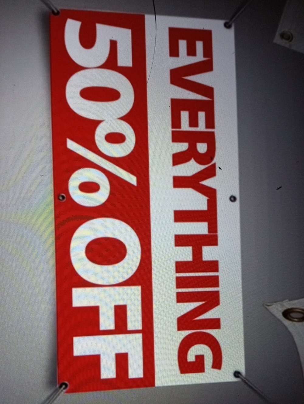 EVERYTHING 50% OFF